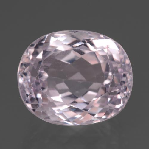 Kunzita rosa natural 14,22ct, corte oval, VS
