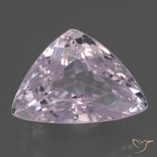 15.92ct Natural Tom Rosa Muito Claro Kunzita, Trilhão, VS