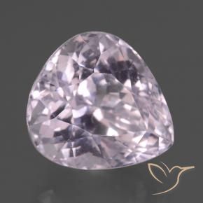 Kunzita rosa natural 16,18ct, formato de pêra, VVS