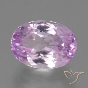Kunzita rosa médio Natural 7.57ct, oval, VVS