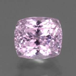 Kunzita rosa natural 7,16ct, almofada cortada, VVS-VS