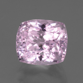Kunzita rosa natural 7,16ct, almofada cortada, VVS-VS