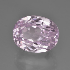 Kunzita rosa natural 10,79ct, corte oval, VVS-VS