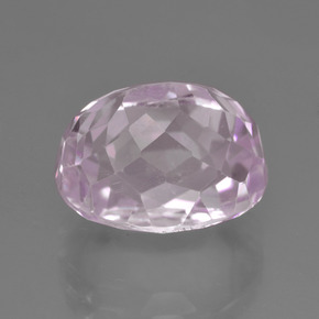 Kunzita rosa natural 10,79ct, corte oval, VVS-VS