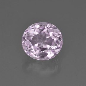 Kunzita rosa natural 3,26ct, corte oval, VS