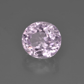 Kunzita rosa natural 3,26ct, corte oval, VS