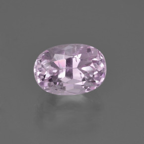 Kunzita rosa natural 2,44ct, corte oval, VS
