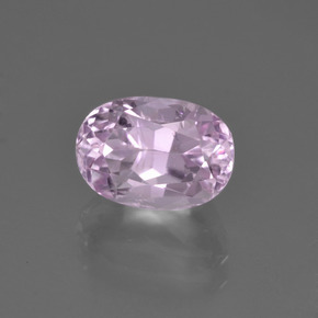 Kunzita rosa natural 2,44ct, corte oval, VS