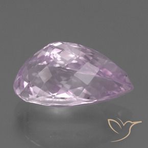 Kunzita Roxo Claro Rosa Natural 9.99ct, Formato de pêra, VS