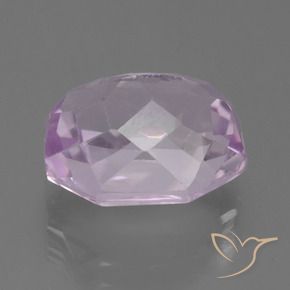 Kunzita Roxo Lilás Muito Claro Natural 10.15ct, Corte Octógono / Esmeralda, VS