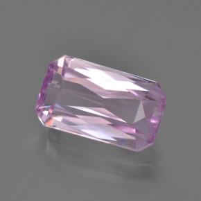 Kunzita rosa natural 3,64ct, corte esmeralda, VS