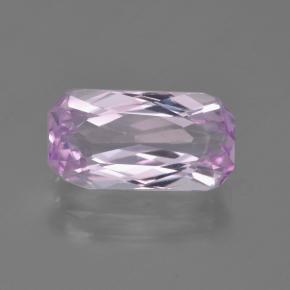 Kunzita rosa natural 3,13ct, corte esmeralda, VS