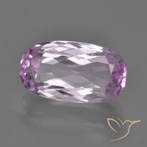 Kunzita Roxo Lilás Muito Claro Natural 7.80ct, Corte Oval, VVS-VS