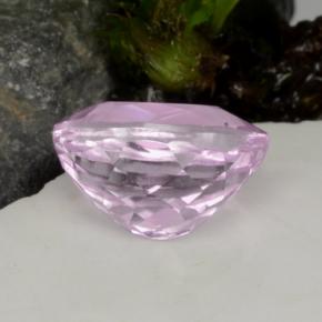 Kunzita rosa natural 4,83ct, corte oval, VVS-VS