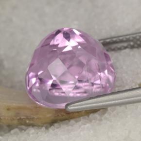 Kunzita rosa natural 8,19ct, corte oval, VS