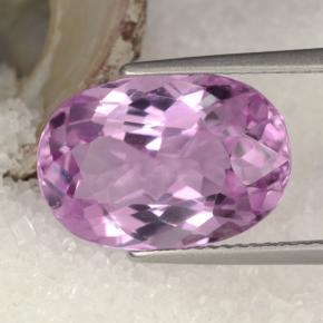 Kunzita Rosa Natural 8.26ct, Corte Oval, VVS-VS