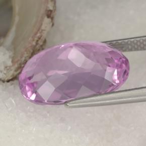 Kunzita Rosa Natural 8.26ct, Corte Oval, VVS-VS