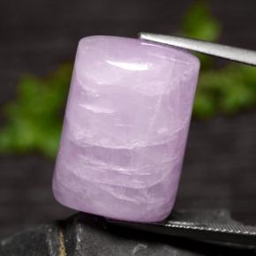 Kunzita violeta natural 24,87ct, almofada cortada, translúcido