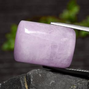 Kunzita violeta natural 24,87ct, almofada cortada, translúcido