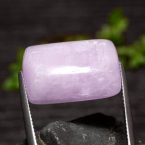 Kunzita violeta natural 24,87ct, almofada cortada, translúcido