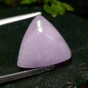 Kunzita rosa natural 6,76ct, trillion, translúcido
