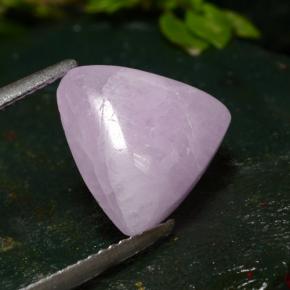 Kunzita rosa natural 6,76ct, trillion, translúcido