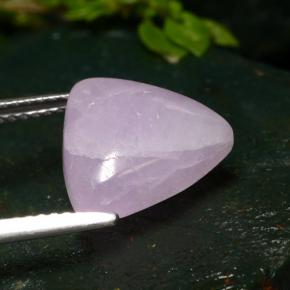 Kunzita rosa natural 6,76ct, trillion, translúcido