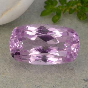 Kunzita roxo natural 10,72ct, almofada cortada, VVS-VS