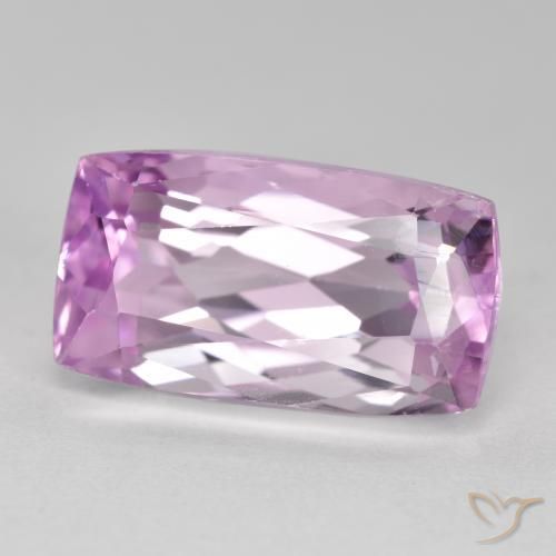 Kunzita Roxo muito claro Natural 10.49ct, Almofada, VS