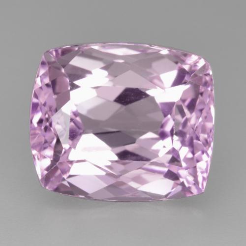 Kunzita Roxo Real Rosa Natural 11.60ct, Almofada cortada, VS