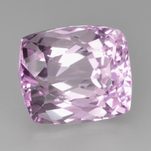 Kunzita Roxo Real Rosa Natural 11.60ct, Almofada cortada, VS
