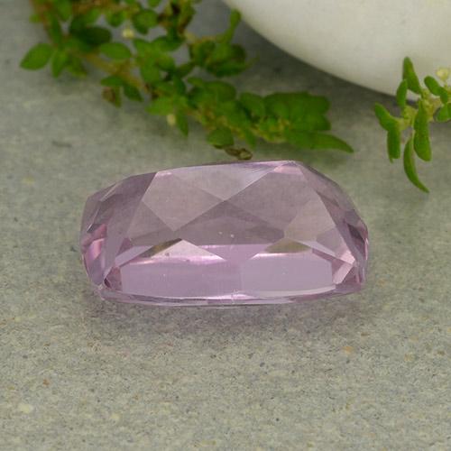 Kunzita rosa natural 7,54ct, almofada cortada, VS