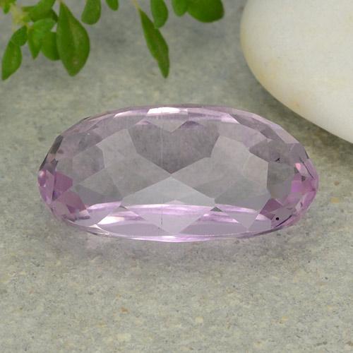 Kunzita rosa natural 8,32ct, corte oval, VVS-VS