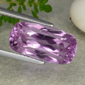 Kunzita rosa natural 8,48ct, almofada cortada, VVS-VS