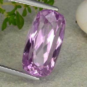 Kunzita rosa natural 8,48ct, almofada cortada, VVS-VS