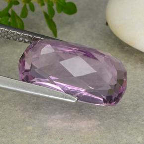 Kunzita rosa natural 8,48ct, almofada cortada, VVS-VS