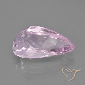 Kunzita Tom Rosa Cereja Natural 9.81ct, Formato de pêra, VS