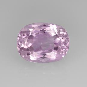 Kunzita rosa natural 6,47ct, corte oval, VVS-VS