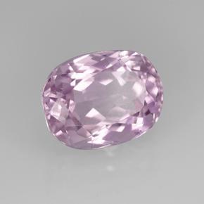 Kunzita rosa natural 6,47ct, corte oval, VVS-VS