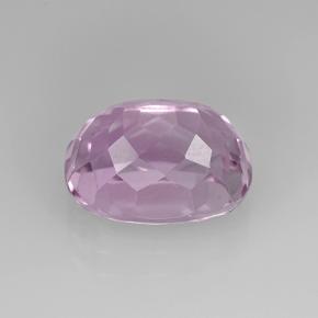 Kunzita rosa natural 6,47ct, corte oval, VVS-VS