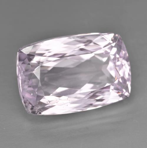 Kunzita rosa natural 19,54ct, almofada cortada, VS