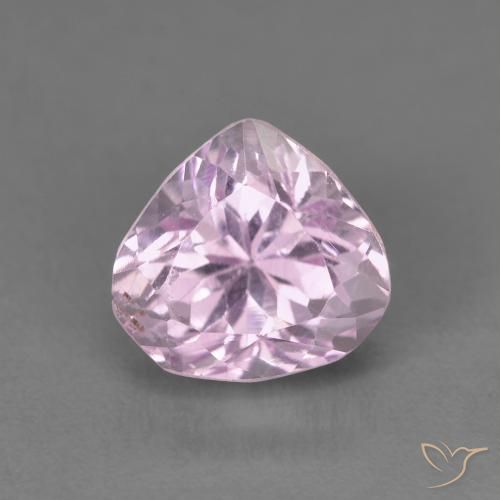 Kunzita rosa de 2,17 quilates, pera cortada do Afeganistão de 7,6 x 7,2 mm, Photo A