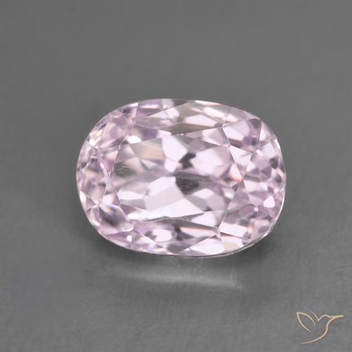 Kunzita rosa médio Natural 3.38ct, oval, VS