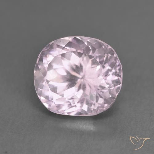 Kunzita Rosa bem claro Natural 3.30ct, Almofada, VS-SI