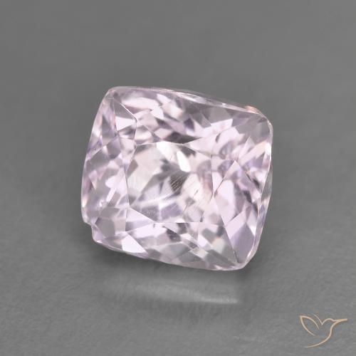 Kunzita Rosa Lavanda Muito Claro Natural 2.66ct, Almofada, VS-SI