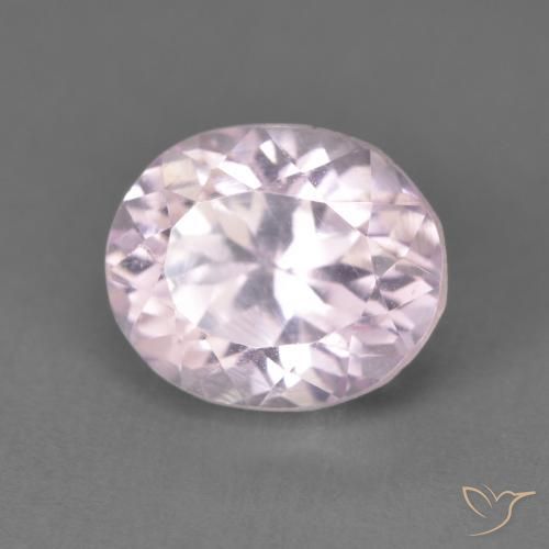 2.80ct Natural Rosa Lavanda Muito Claro Kunzita, oval, VS