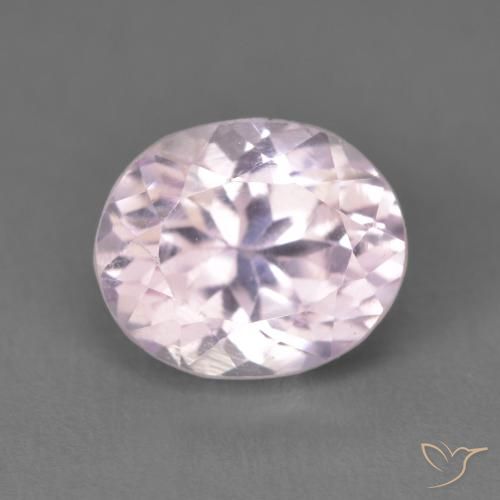 Kunzita Rosa Lavanda Muito Claro Natural 2.80ct, oval, VS