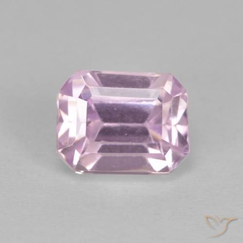 2.07ct Natural Luz roxa Kunzita, Corte Esmeralda, VVS