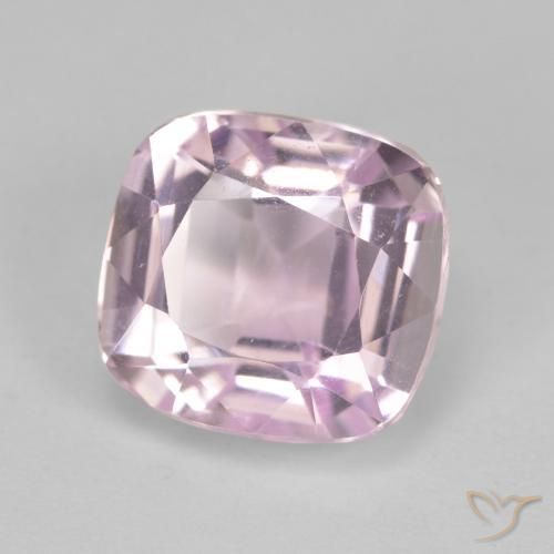 Kunzita Luz roxa Natural 5.25ct, Almofada, VVS