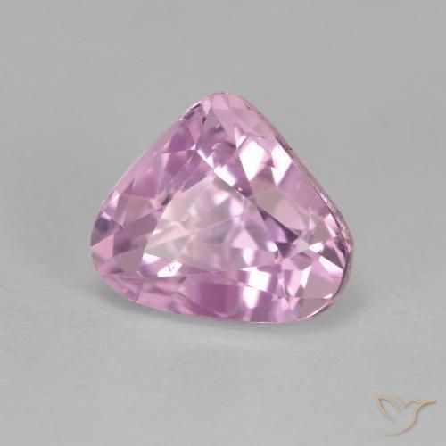 Kunzita Rosa Violeta Roxo Natural 3.78ct, Formato de pêra, VS